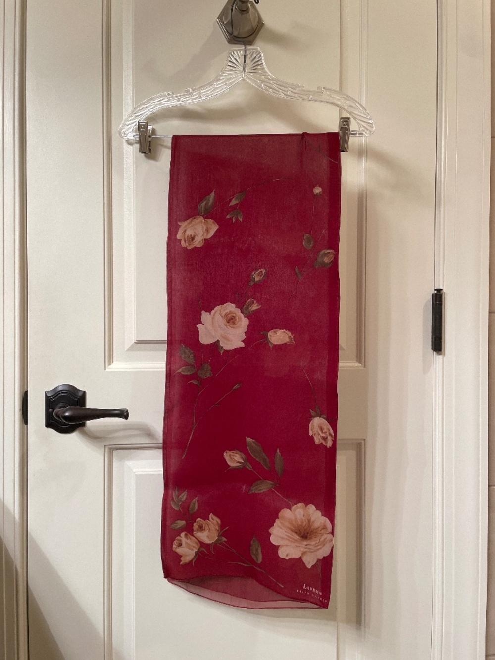 Lauren Ralph Lauren silk floral scarf